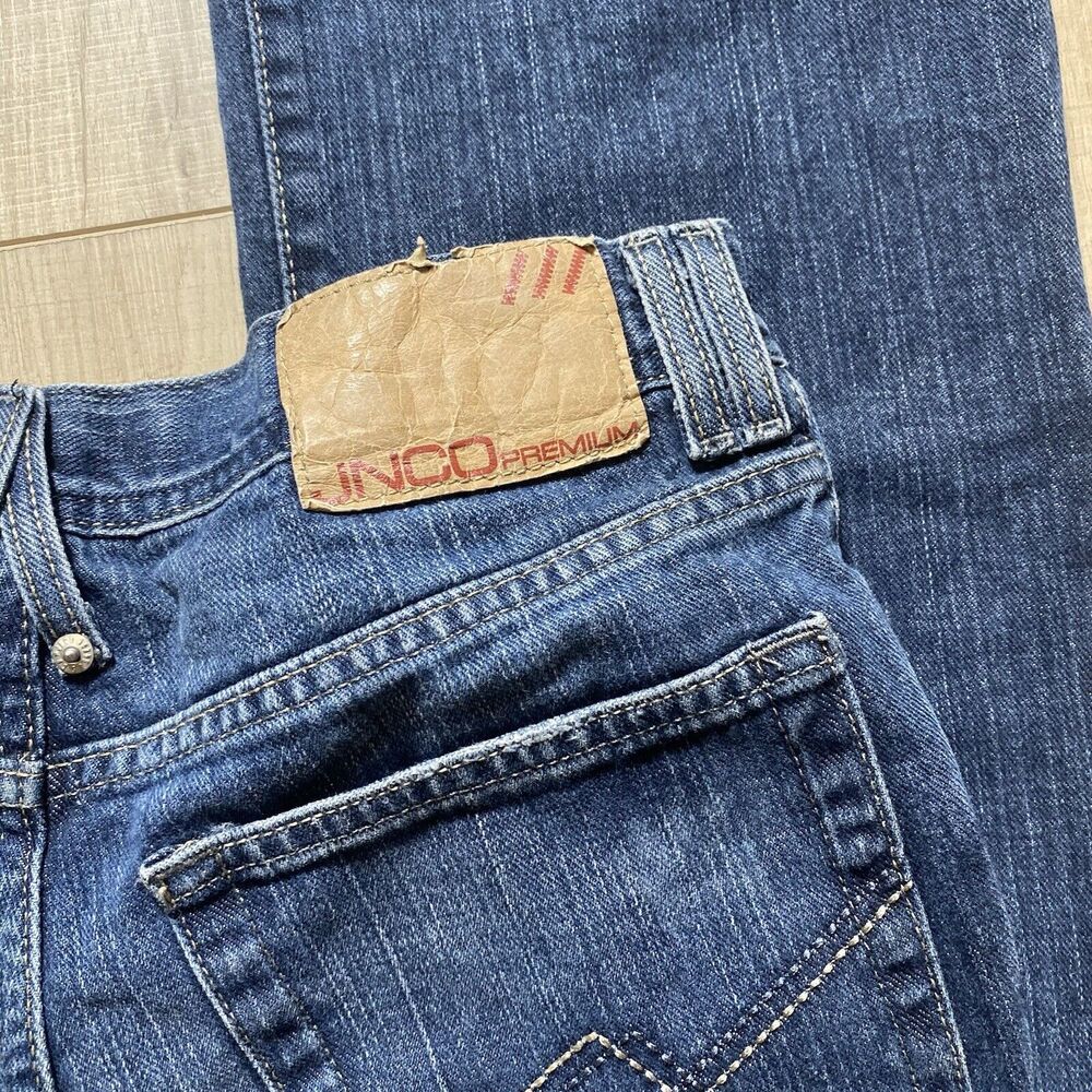 JNCO Premium Riley Women’s 16 32x32 Bootcut Jeans Low Rise Vintage Dark Wash - Picture 3 of 10
